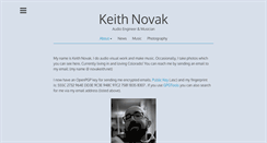 Desktop Screenshot of novakeith.net